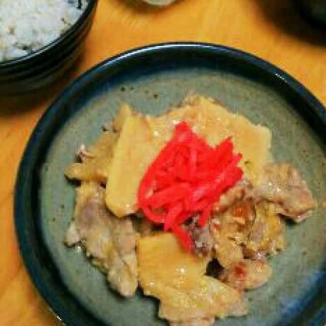 たけのこと豚の味噌炒め煮 レシピ 作り方 By はち８８ クックパッド