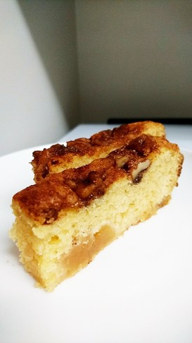 HMで美味しい♪アップルパウンドケーキ