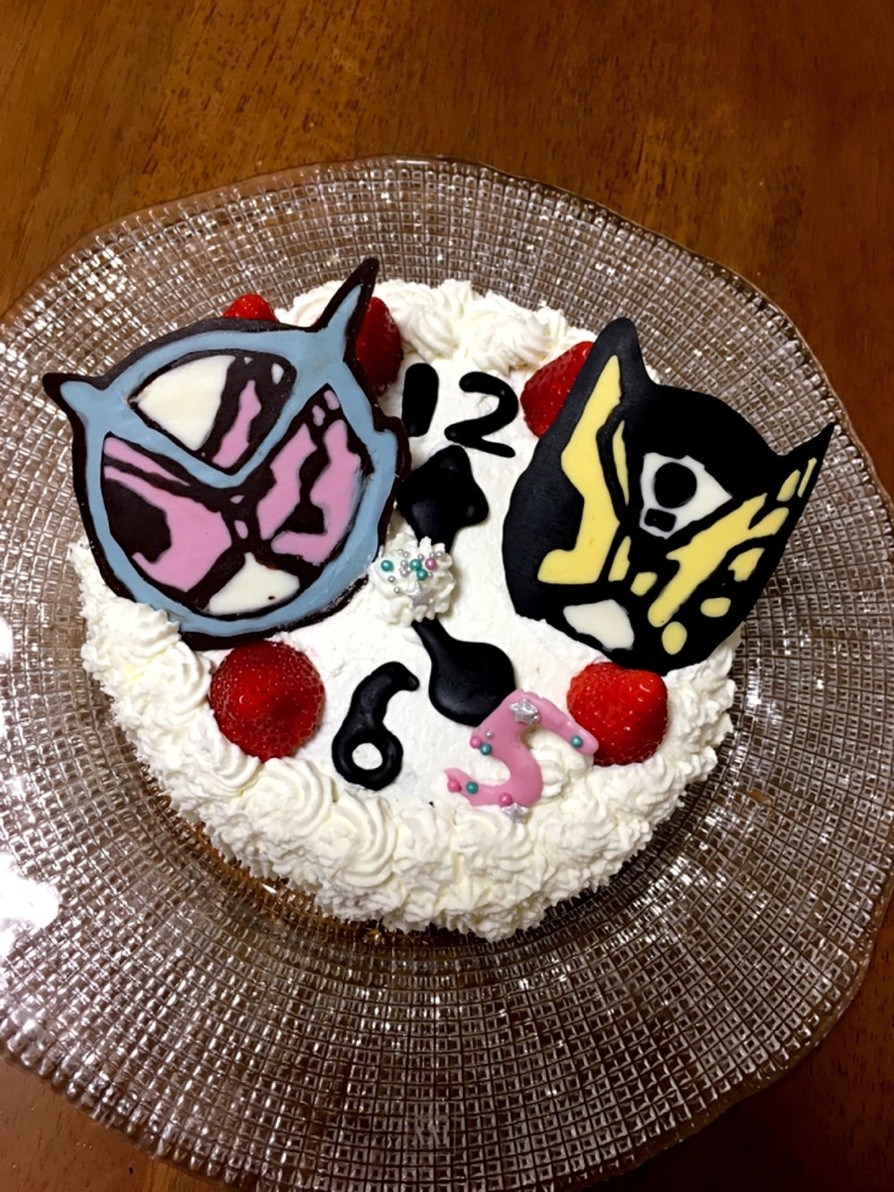 仮面ライダージオウキャラケーキの画像