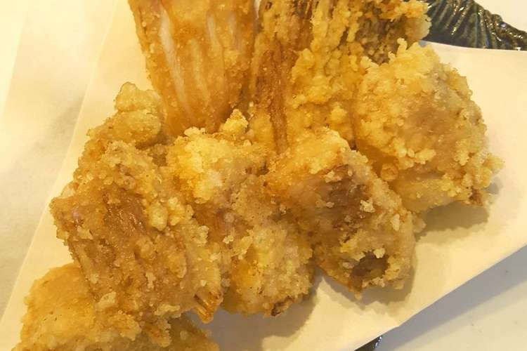 かすべの唐揚げ コリコリ美味エイヒレ軟骨 レシピ 作り方 By あっちきちっち クックパッド 簡単おいしいみんなのレシピが376万品