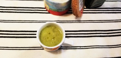 春白菜と新玉ねぎのスープの写真