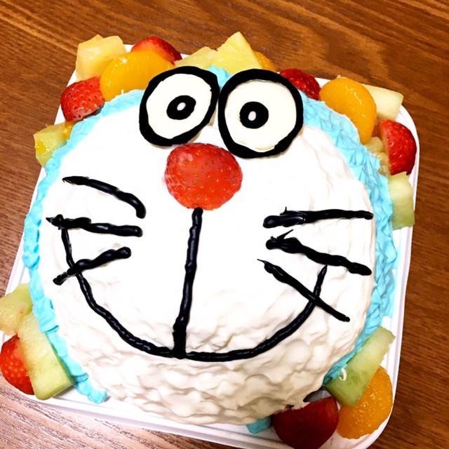 キャラケーキ ドラえもん レシピ 作り方 By Sora25mama クックパッド 簡単おいしいみんなのレシピが350万品