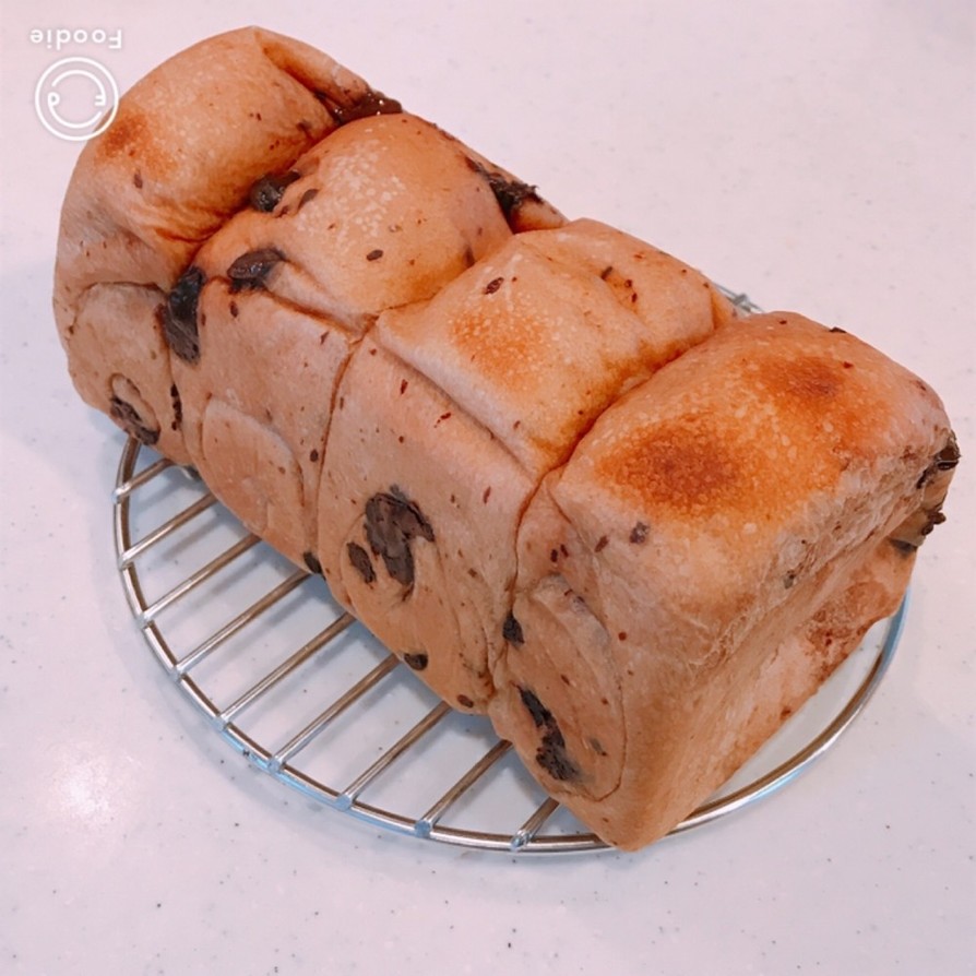 HBと食パン型で、マーブルチョコ山形パンの画像
