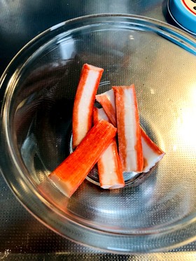 あるものでもう1品 新たまマヨカニカマ