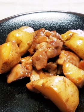 甘辛たれで♪鶏肉とじゃが芋の甘辛炒め