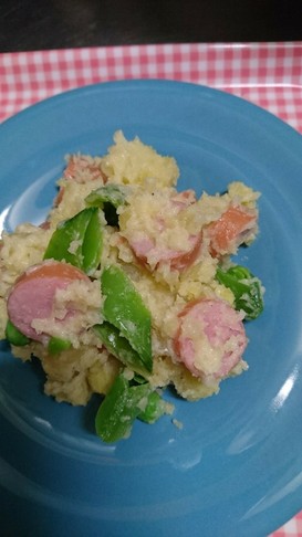 さつまいもとウィンナーのサラダ(^○^)