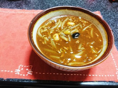キーマカレー風スープの写真