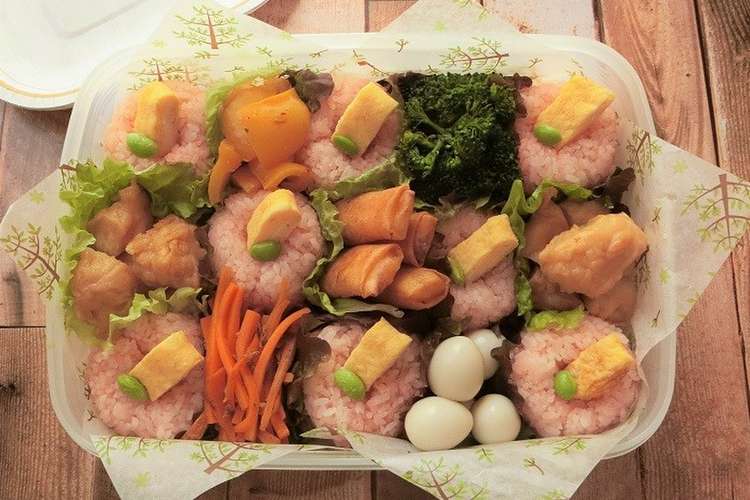 おにぎりカップの行楽弁当 レシピ 作り方 By 140 わんたるママ クックパッド 簡単おいしいみんなのレシピが373万品
