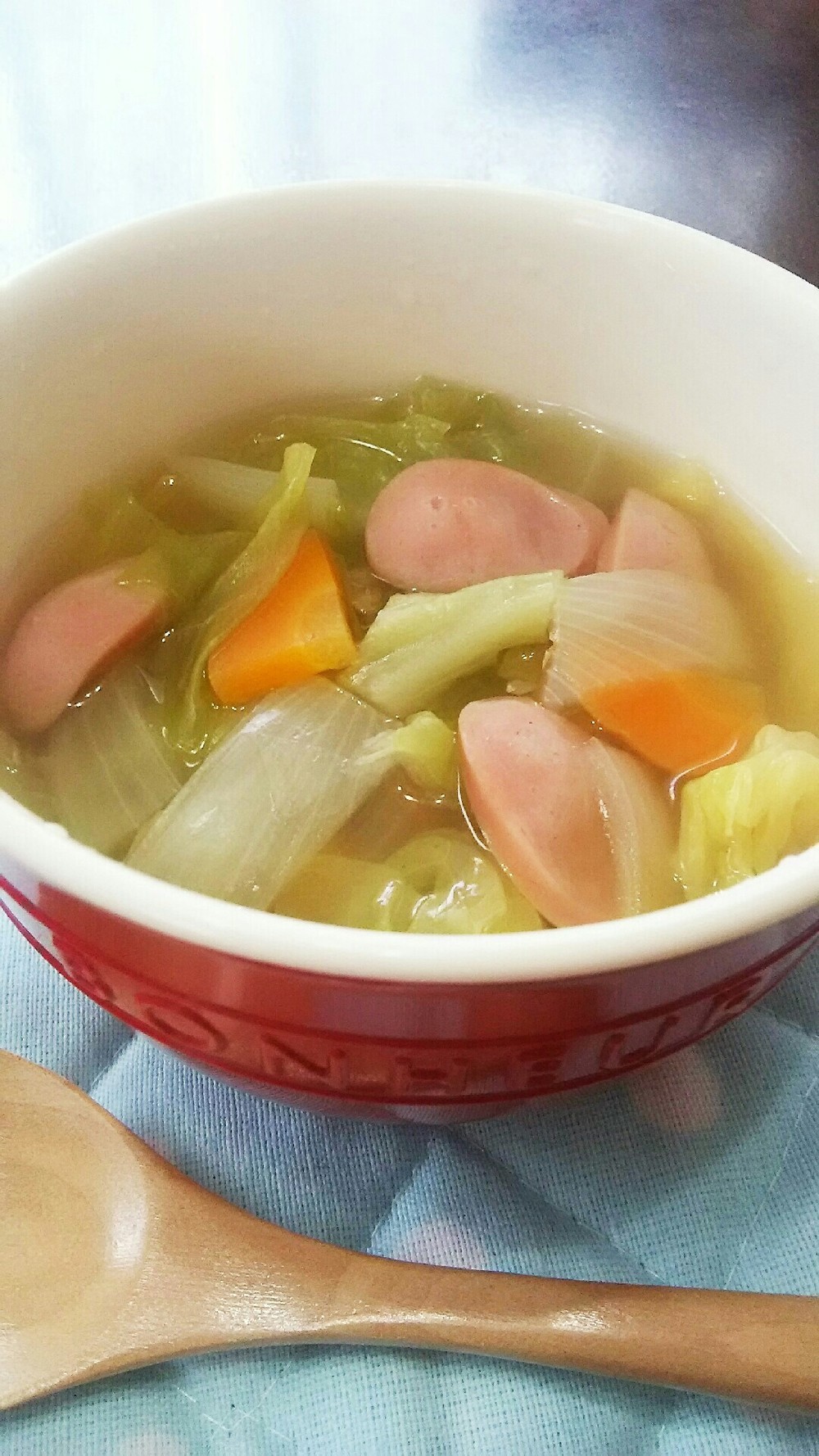 野菜たっぷり簡単時短ポトフ風スープ レシピ 作り方 By まる78 クックパッド 簡単おいしいみんなのレシピが350万品