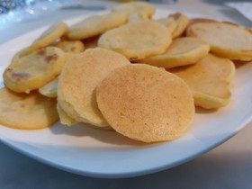 りんごと人参と豆乳の米粉パンケーキ