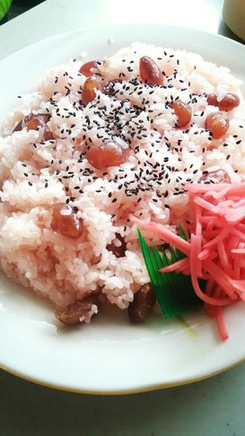 道民熱愛♡甘いお赤飯