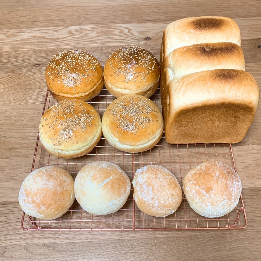 角食パン[1.5斤] バンズ 丸パンの画像
