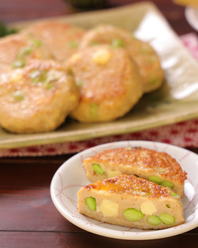 おつまみやお弁当に☆枝豆チーズの鶏つくね