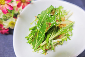 2分でできるダイエット水菜サラダ