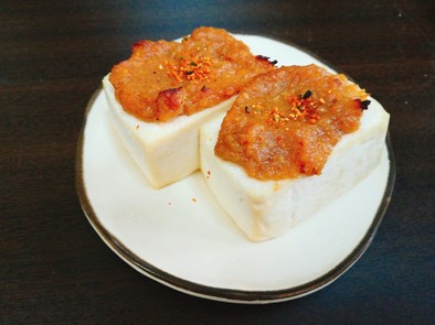 五香粉味噌の豆腐田楽の写真