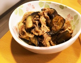 簡単!ナスと豚バラの☆炒めもの♪