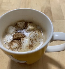 幸せなふわふわカフェオレ