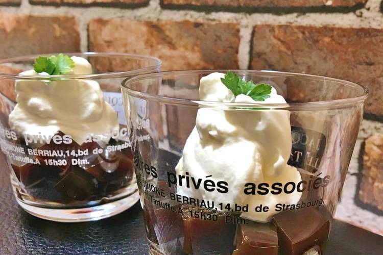 簡単おいしく腸活 寒天コーヒーゼリー レシピ 作り方 By Riesmo クックパッド 簡単おいしいみんなのレシピが352万品