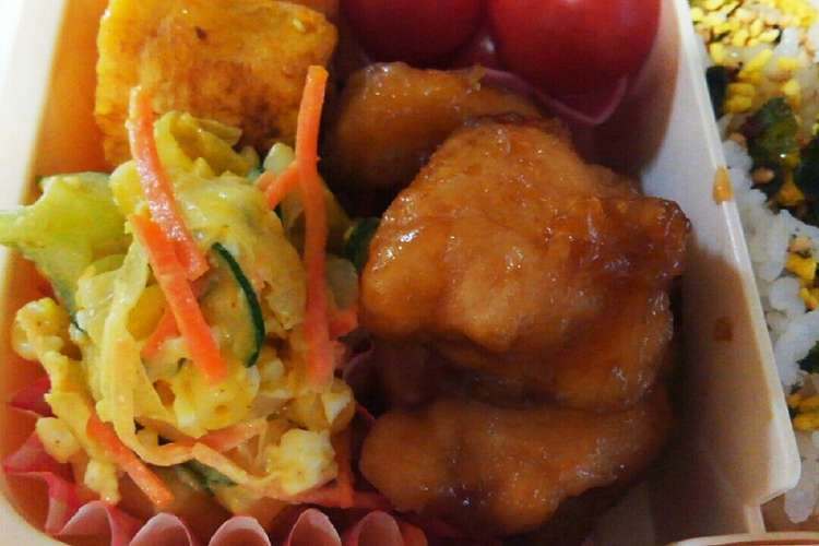 お弁当に 鷄ささみの甘酢焼き レシピ 作り方 By Lunchplate クックパッド