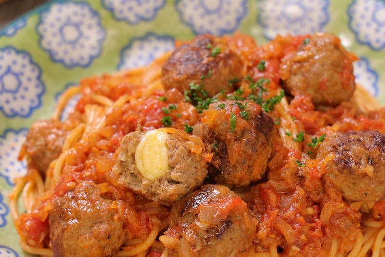チーズinミートボール トマトパスタ レシピ 作り方 By Dグルメ クックパッド 簡単おいしいみんなのレシピが352万品
