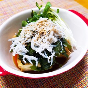 厚揚げで!糖質オフしらす丼◆痩せるごはん