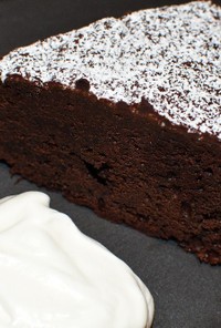 チョコレートケーキの王道 ガトーショコラ