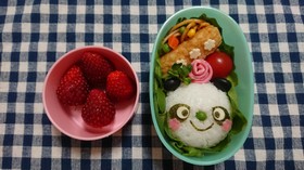 キャラ弁♥️パンダ