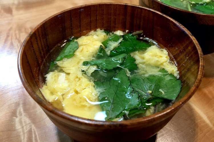 三つ葉がふんわり香るかきたま汁 レシピ 作り方 By ちゃ こ る クックパッド 簡単おいしいみんなのレシピが355万品