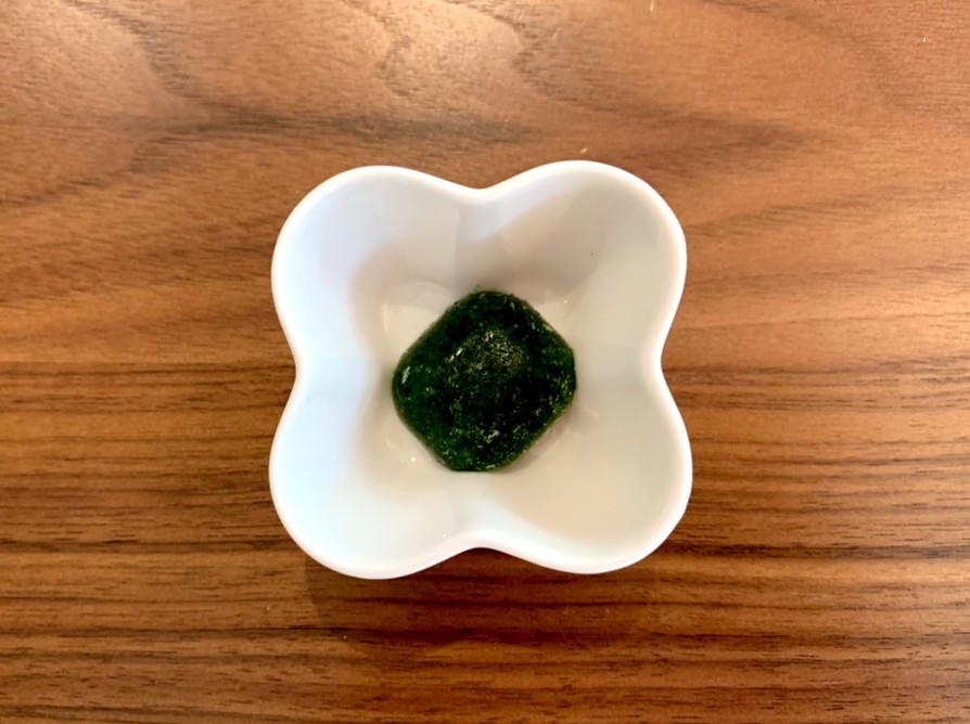 ✾離乳食✾小松菜のペースト(冷凍)の画像
