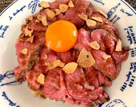簡単!こくうまローストビーフ丼