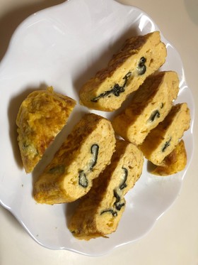 メレンゲで焼海苔チーズマヨふわふわ卵焼き