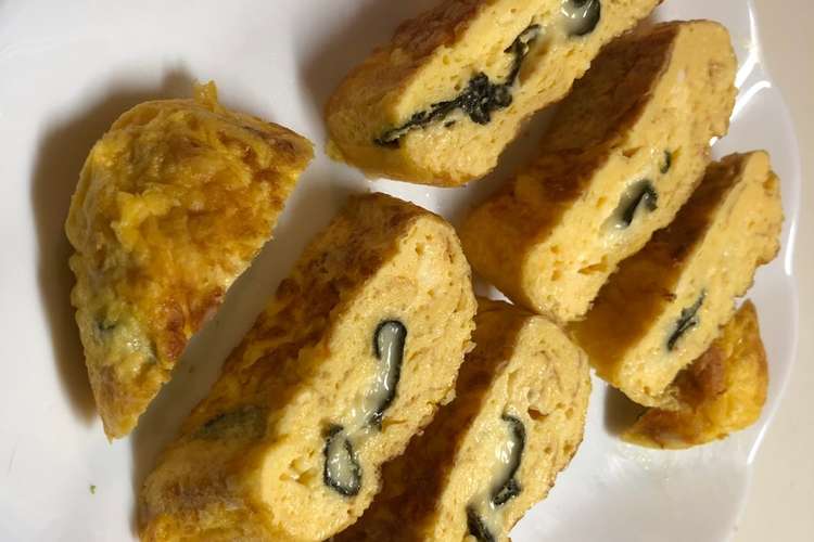 メレンゲで焼海苔チーズマヨふわふわ卵焼き レシピ 作り方 By ダックスの春ちゃん クックパッド