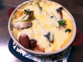 パン耳キッシュ