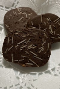 アーモンドココアクッキー（サラダ油で）