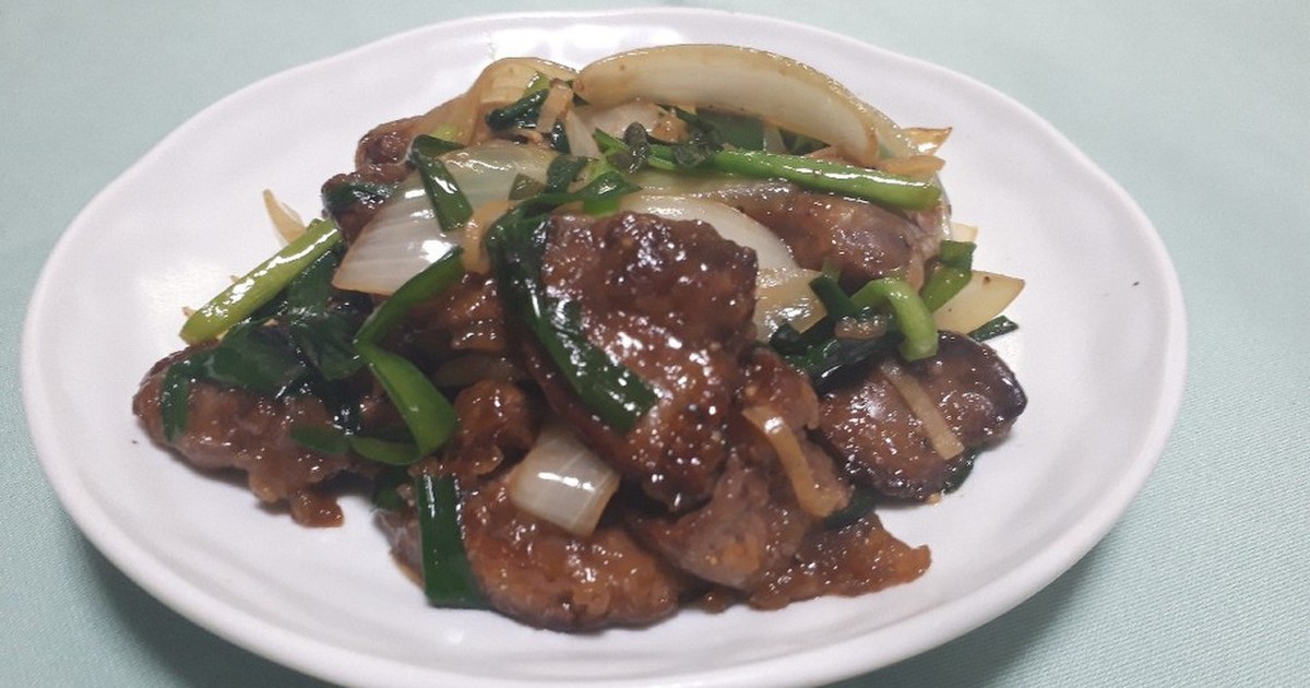 鉄分補給 鶏レバーの生姜野菜炒め by 気まぐれ♡雨おんな 【クックパッド】 簡単おいしいみんなのレシピが350万品