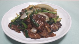 鉄分補給 鶏レバーの生姜野菜炒め
