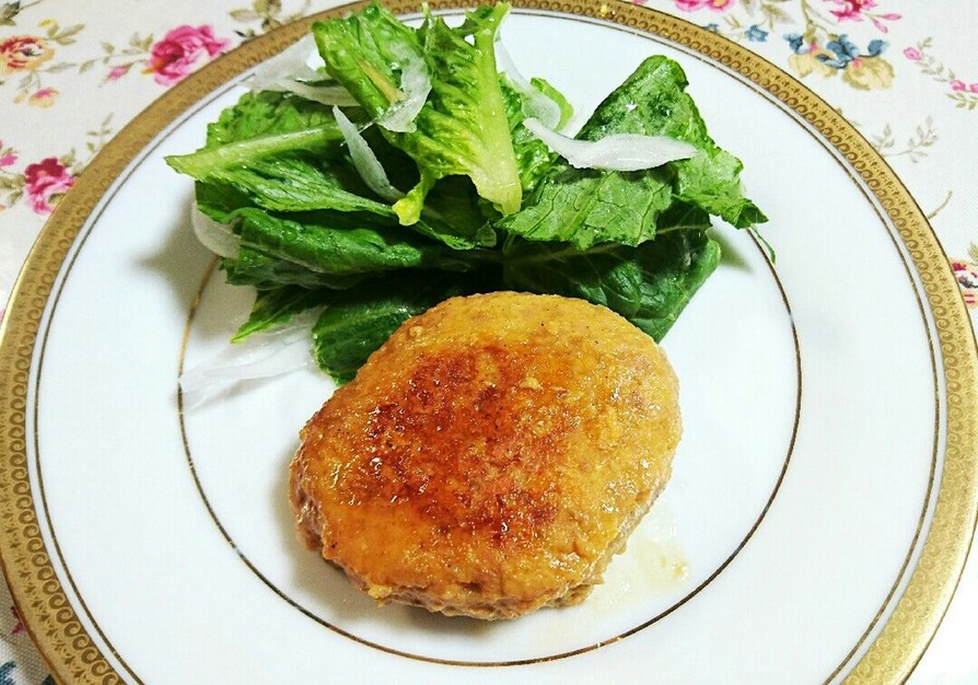 鶏もも挽き肉の簡単♪つくね風ハンバーグの画像