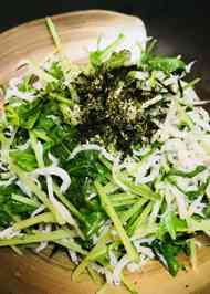 みんなが作ってる 水菜 しらす 炒めもののレシピ クックパッド 簡単おいしいみんなのレシピが361万品