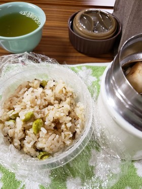 もち麦枝豆塩昆布ごはん