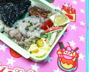 ✿お弁当に❀カニかまと水菜の✿簡単サラダの写真