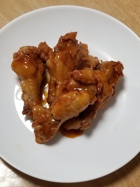 グルラボで簡単鶏手羽元バーベキューチキン