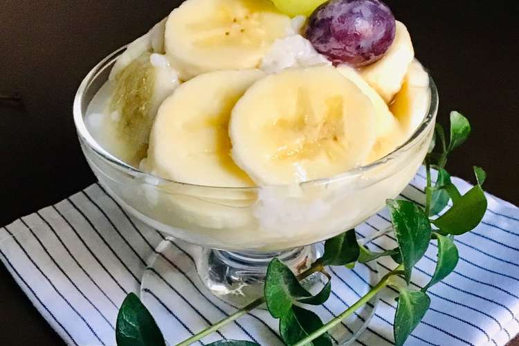 バナナスライスをレモン果汁と甘酒味で レシピ 作り方 By ソラソラソラ クックパッド
