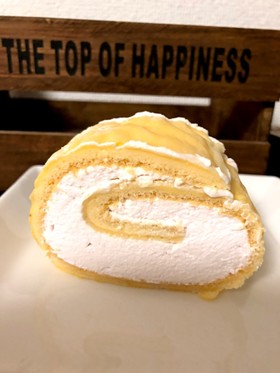 超簡単 ロールケーキ ストロベリー