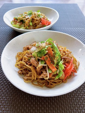 ランチに★我が家の簡単ソース焼きそば