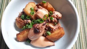 ヤリイカと新ジャガの炒め煮