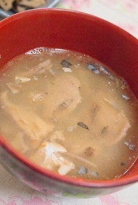 サバ缶de味噌汁