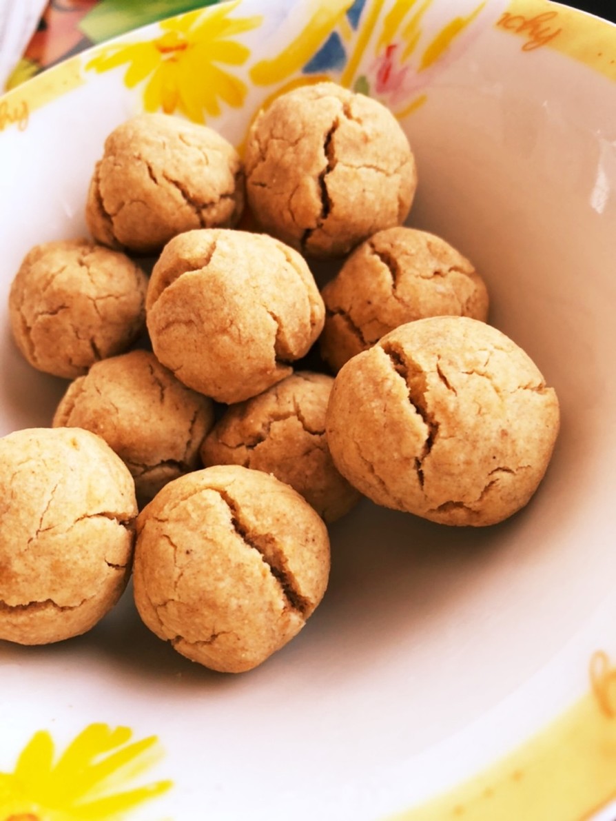 簡単☆きな粉ボールクッキーの画像