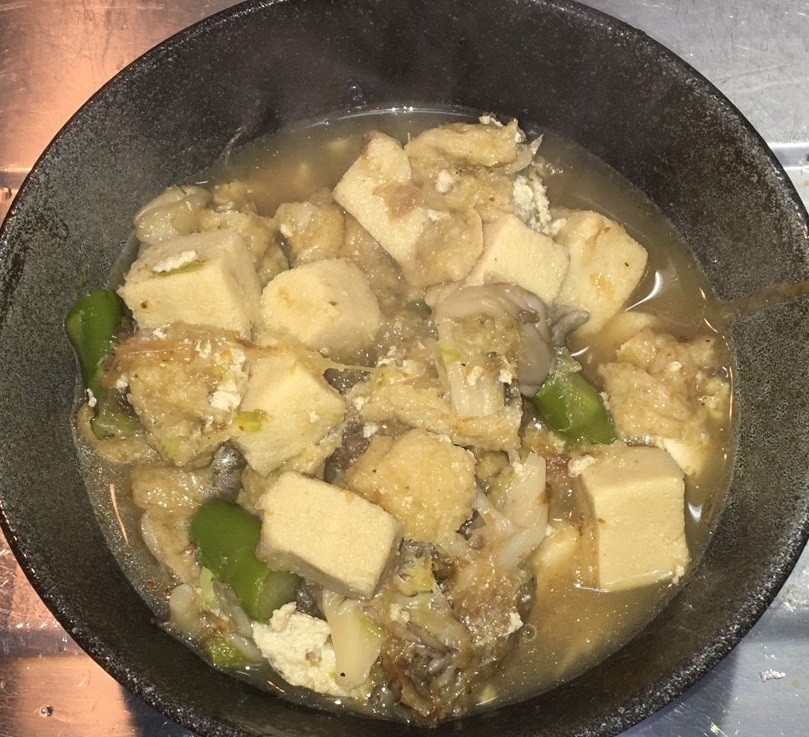 舞茸と高野豆腐とアスパラガスのみぞれ煮の画像
