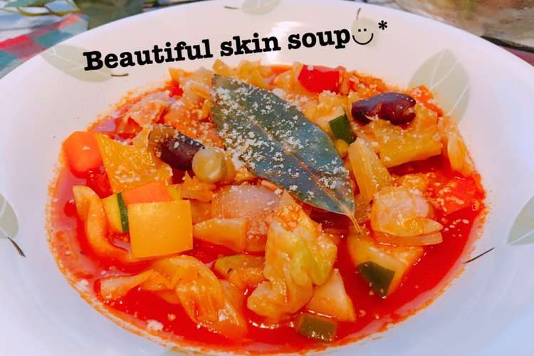 トマトジュースde食べるミネストローネ レシピ 作り方 By ののママレシピ クックパッド 簡単おいしいみんなのレシピが352万品