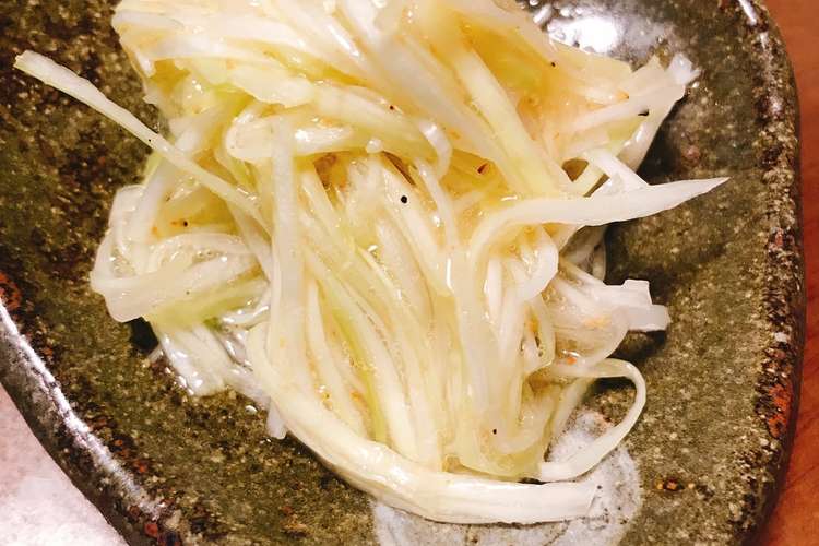 白髪ねぎとドレッシングだけ ご飯のお供に レシピ 作り方 By 鳳凰美田 クックパッド 簡単おいしいみんなのレシピが359万品